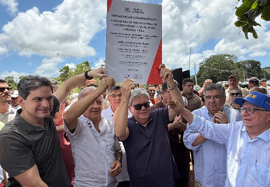 Murilo Galdino celebra inauguração da PB-028 e ponte de Cupissura em Alhandra